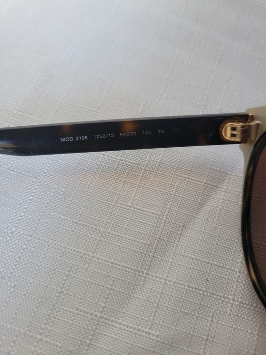 Versace Authentic Black Frame Sunglasses with Brown Lenses MOD#2198